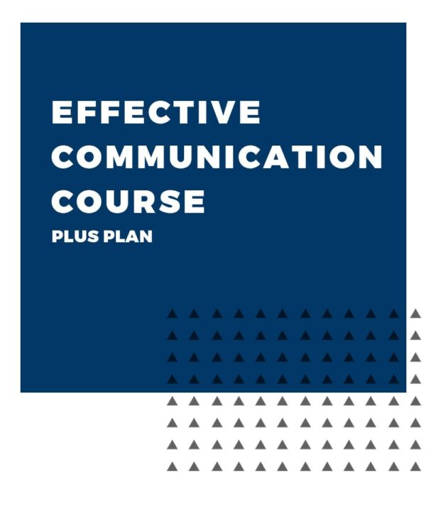 Effective Communication Course, Plus Coaching Plan - EdgeMind Solutions An image displaying text which is the title of the course: Effective Communication Course, Plus Coaching Plan