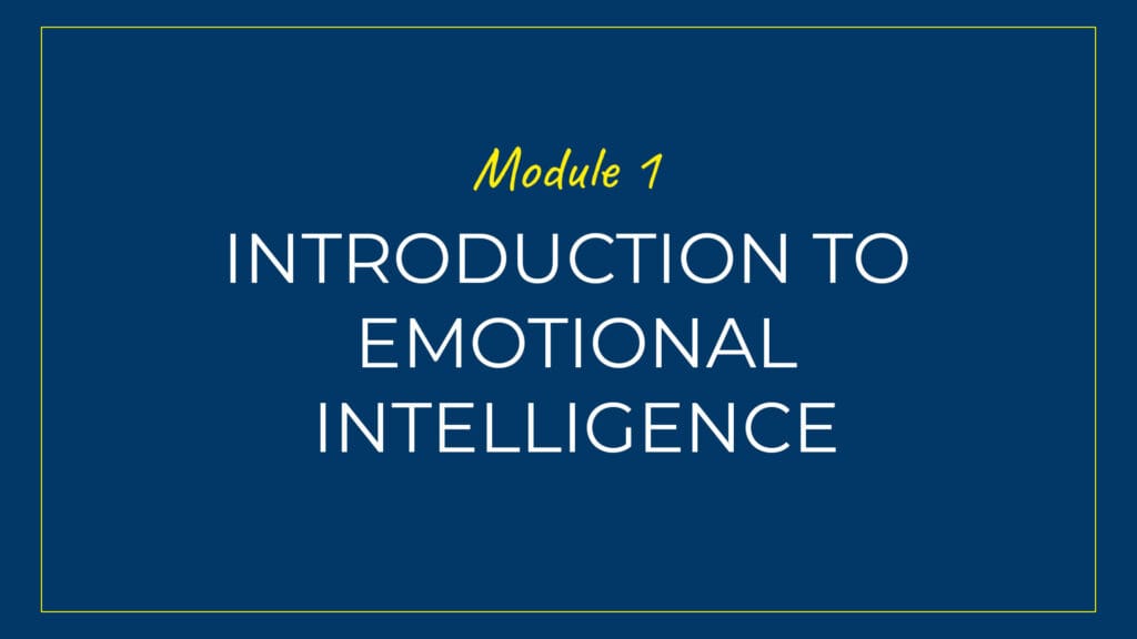 Image of Introduction to Emotional Intelligence Module