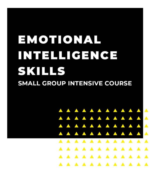 Emotional Intelligence Skills 1 Day Small Team Intensive Training - EdgeMind Solutions An image displaying text which is the title of the course: Emotional Intelligence Skills 1 Day Small Team Intensive Training